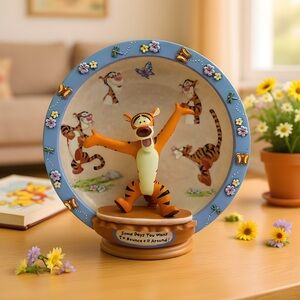 Vintage Disney/Bradford Exchange Winnie the Pooh Tigger Collector Plate